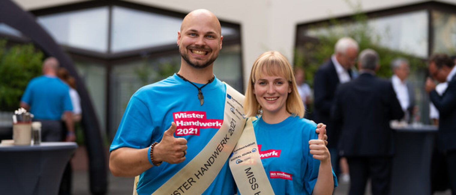 Miss und Mister Handwerk werden auf der Internationalen Handwerksmesse in München 2023 gewählt. 
