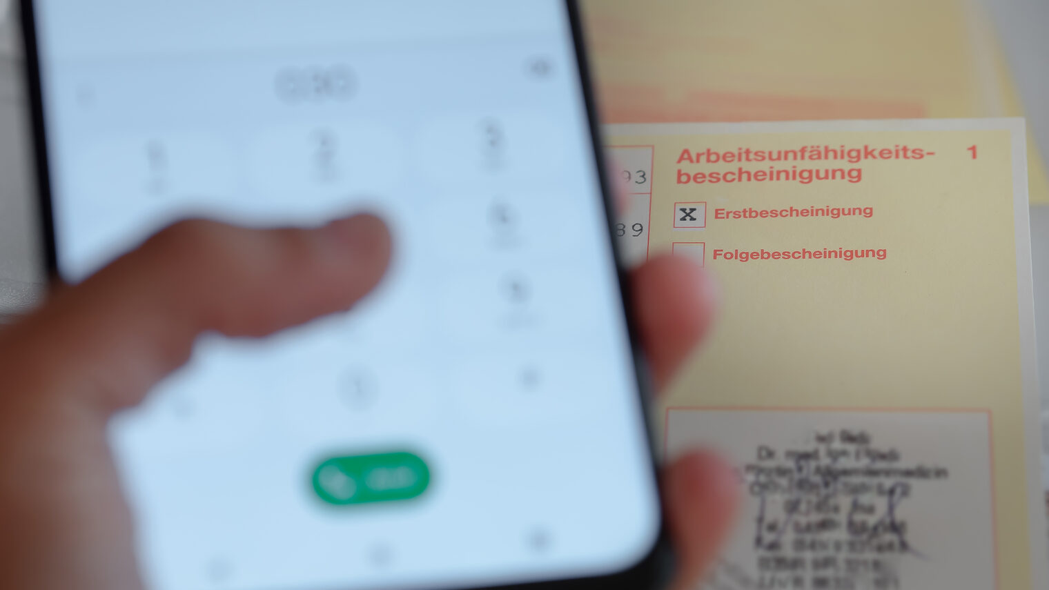 Elektronische Krankschreibung 