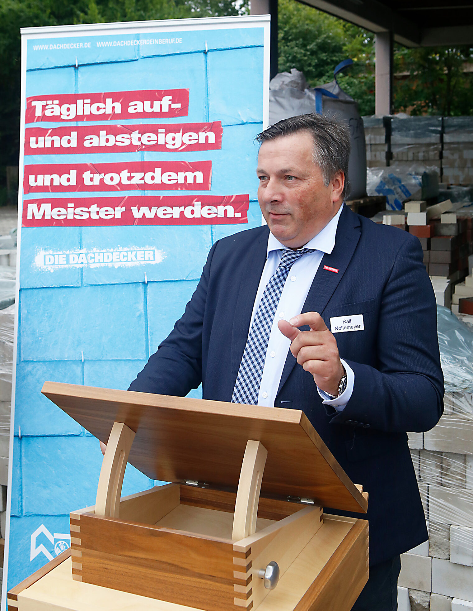 Ralf Noltemeyer, Vizepräsident der Handwerkskammer, lobte bei der Freisprechungsfeier den Einsatzwillen der jungen Fachkräfte. 