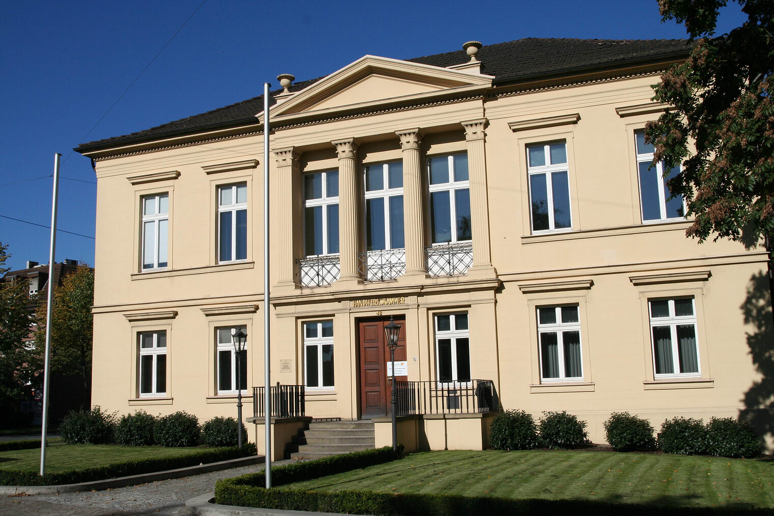 Die Villa Weber in der von 1930 bis 1973 die Handwerkskammer OWL saß