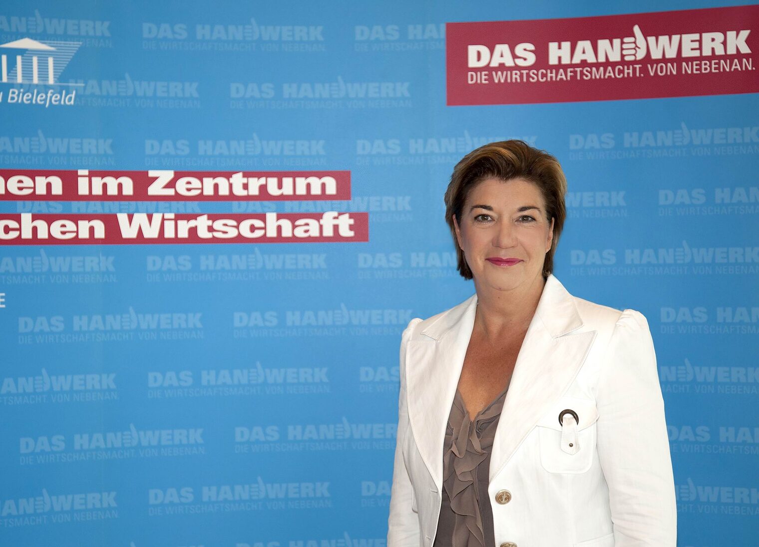 Lena Strothmann als frisch gewählte Präsidentin der HWK