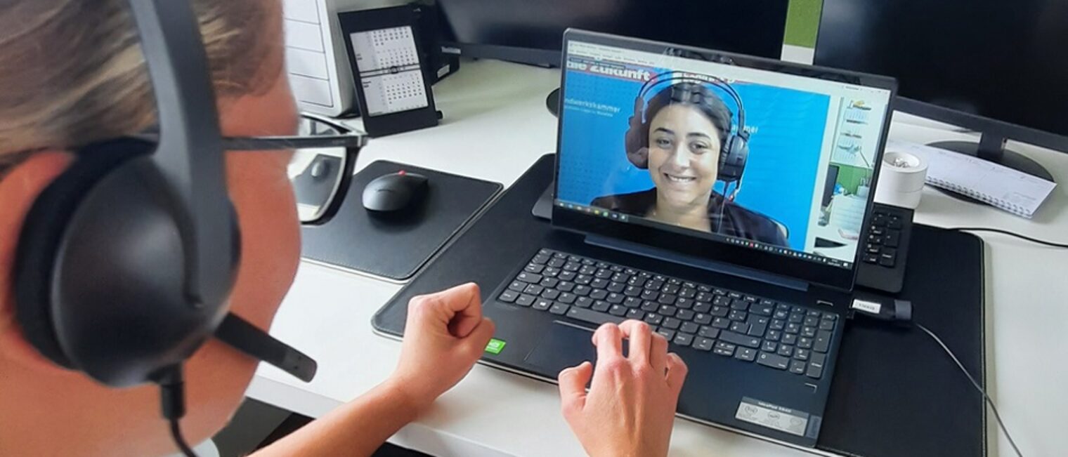 Online-Beratungstermine sollten zuvor telefonisch oder per E-Mail vereinbart werden 