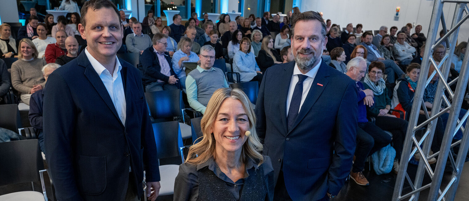 Heidrung Link mit Dirk Langert und Jens Prager