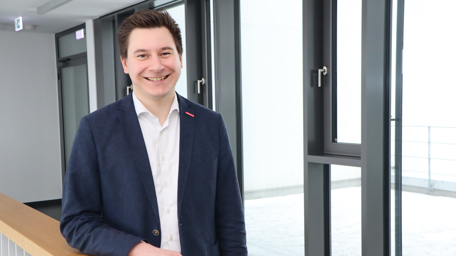 Der neue Pressesprecher Jan Banze