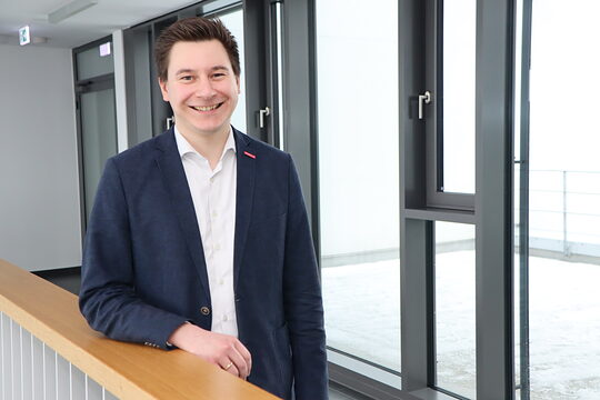 Der neue Pressesprecher Jan Banze