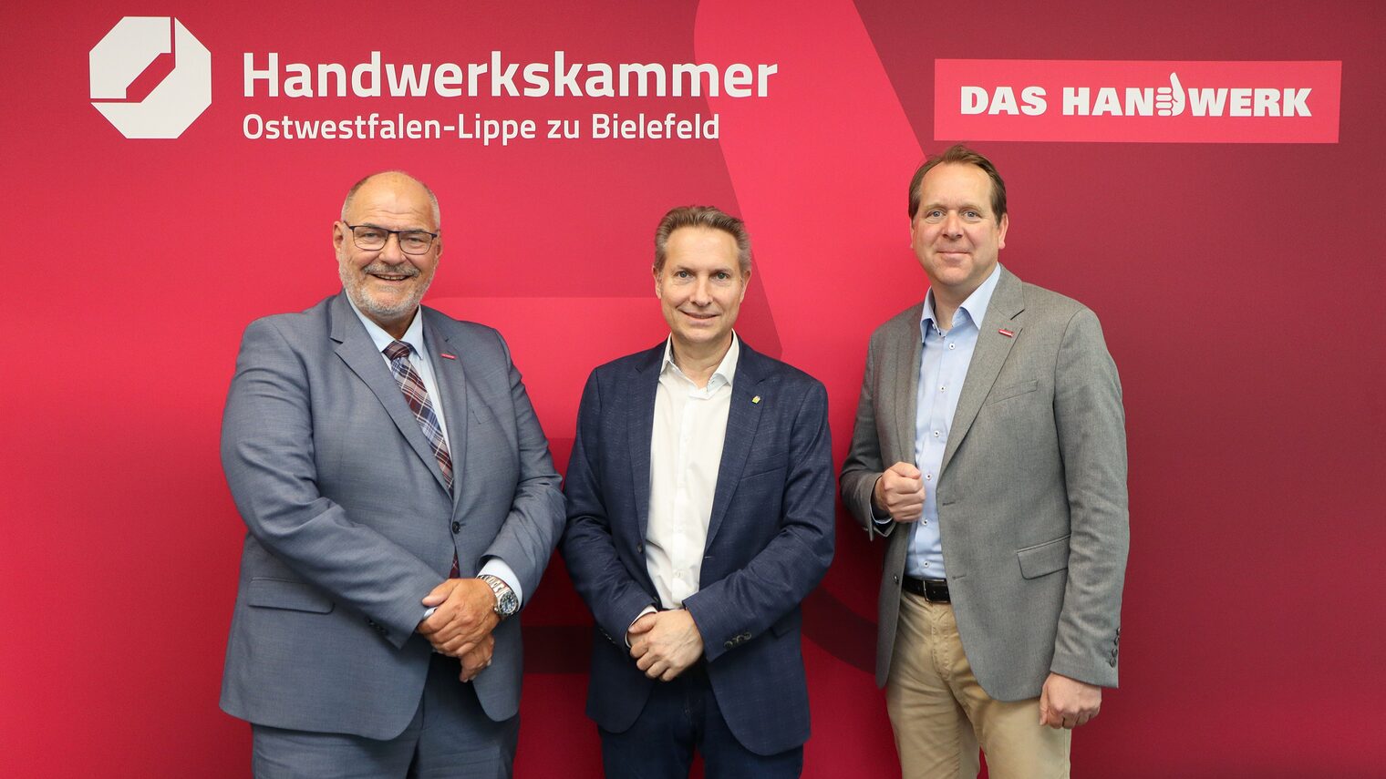Peter Eul (v. l.), Stefan Böske und Matthias Steinbild