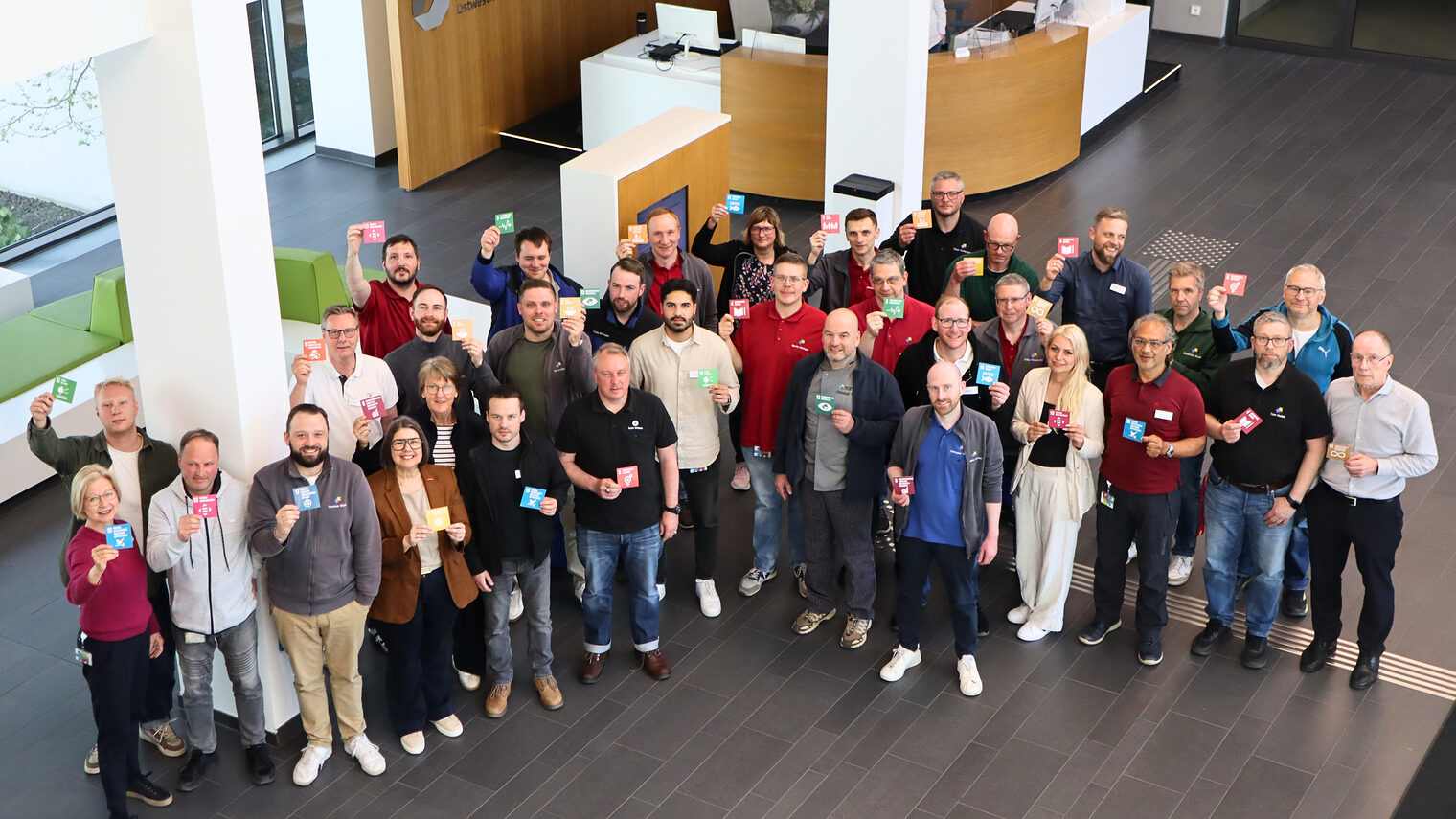 Gruppenfoto der Akteure des Projekts 