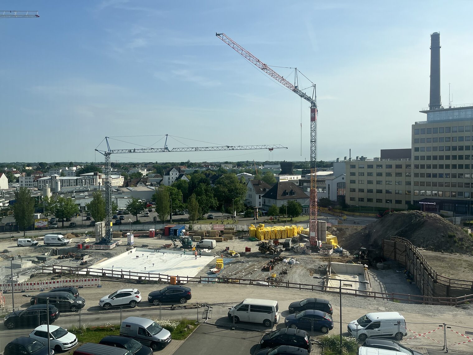 Rohbau von Gebäude 3 (Kfz) ist gestartet