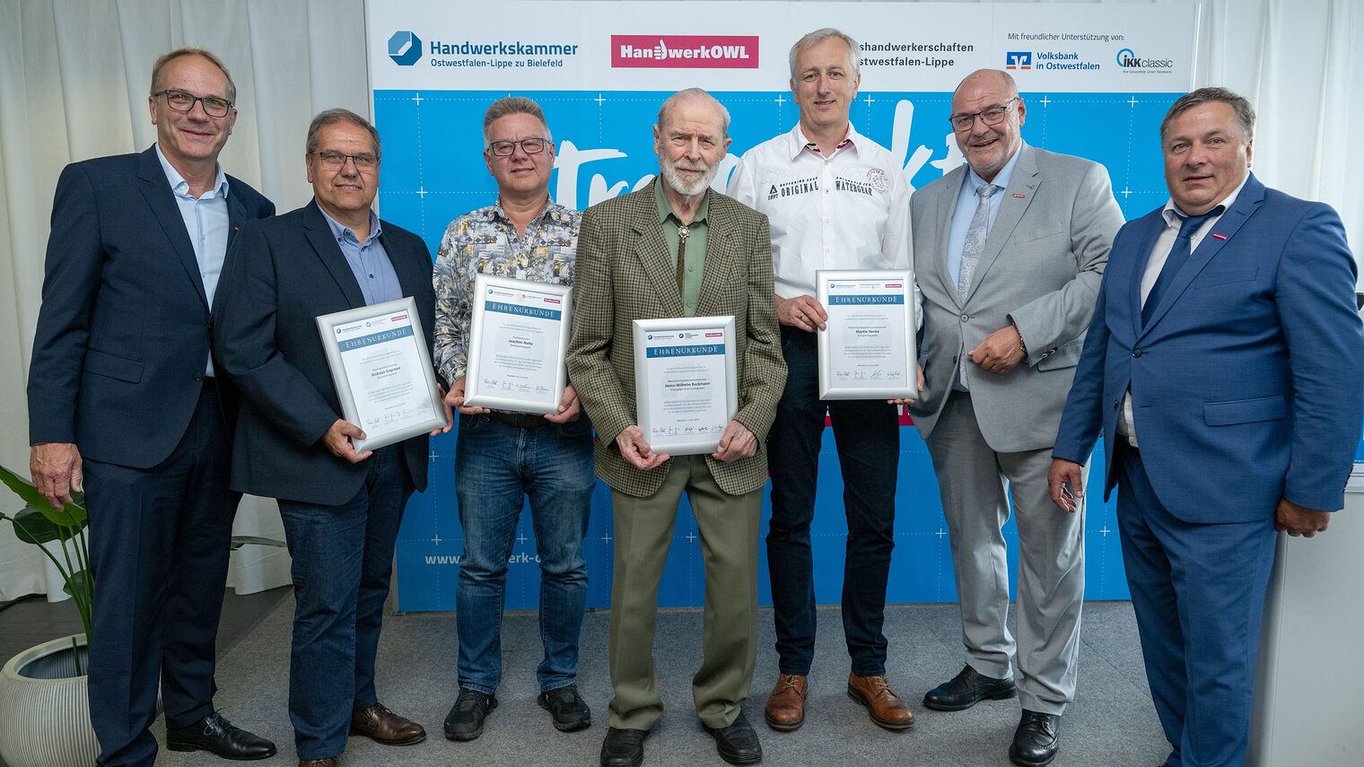 Die ausgezeichneten Kreislehrlingswarte