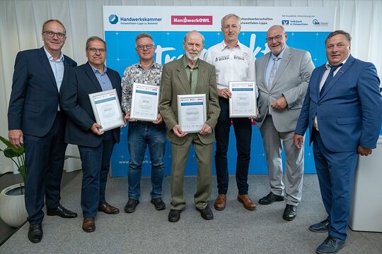 Die ausgezeichneten Kreislehrlingswarte