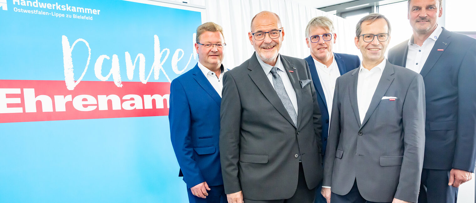 Der Präsident der Handwerkskammer OWL und Kreishandwerksmeister OWL