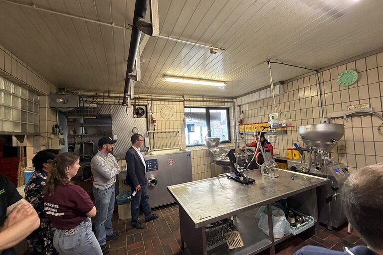 In den Arbeitsräumen