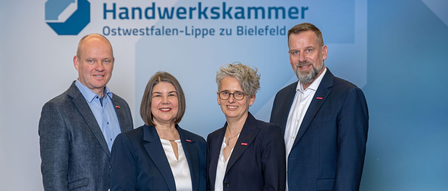 Die Geschäftsführung der Handwerkskammer OWL